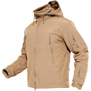 Men Blue <b>Soft</b> <b>Shell</b> Tactical <b>Jackets</b> Waterproof <b>Hooded</b> Windbreaker Outdoor <b>Jackets</b> for Hiking and Field Work Comfortable - Product Image 1