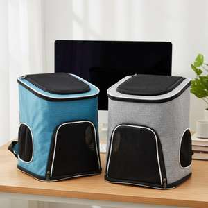 Mochila Plegable y Transpirable para Mascotas, Tamaño 34x28x42 cm, 2 Colores, para Paseos y Viajes en Auto - Product Image 4