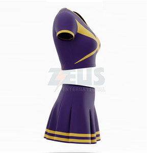 Uniforme de Porristas de Último Diseño Hecho en Fábrica, Diseño Personalizado, Uniforme de Porristas de Venta Caliente - Product Image 4