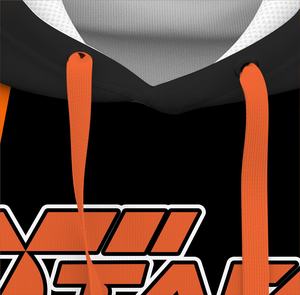 เสื้อฮู้ดผู้ชายคุณภาพสูง พิมพ์โลโก้ตามสั่ง เนื้อผ้าฟลีซ ระบายอากาศได้ดี เป็นมิตรกับสิ่งแวดล้อม น้ำหนัก 370 กรัม สไตล์สตรีทแวร์ พิมพ์ลายพัฟฟ์ แบบซับลิเมชั่น - Product Image 4