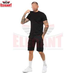 OEM ODM Lavable a máquina Buen proveedor Venta caliente En un solo color Último producto 2026 Crea tus propios conjuntos de camiseta y pantalón corto de verano - Product Image 2