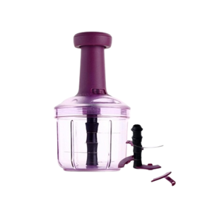 Hachoir manuel écologique pour ail et oignon, coupe-légumes en plastique, robot culinaire, outil de cuisine avec emballage en carton - Product Image 1