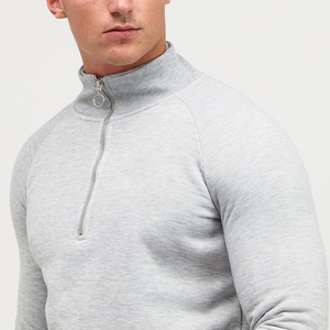 Men's Casual Solid Printed 2-Piece Quarter-Zip <b>Tracksuit</b> with Athletic Jogging Design <b>tracksuit</b> 100% cotton - Product Image 3