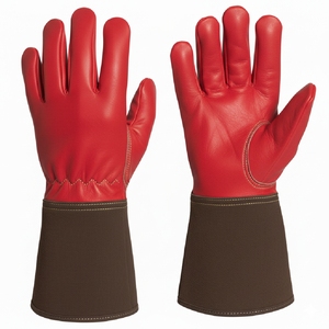 Guantes de Soldadura de Cuero Resistentes, de Manga Larga, Resistentes al Calor, para Soldadura en Fundición y Trabajos Metálicos - Product Image 5