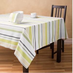 Eco Friendly Cotton <b>Table</b> Cloth Reusable <b>Dining</b> <b>Cover</b> Wrinkle Free Polyester <b>Table</b> Cloth for Hotel & Restaurant - Product Image 5