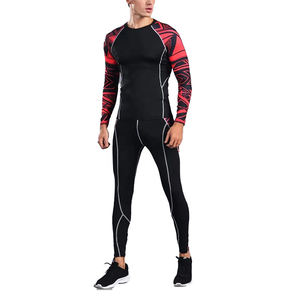 Conjunto de Rashguard Personalizado para Hombre, MMA, BJJ, Grappling, Manga Larga, Anti-UV, Secado Rápido, Ropa de Lucha para Gimnasio, Venta al Por Mayor - Product Image 2
