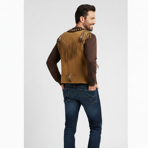 Vintage Canvas Western Cowboy Vest <b>Plus</b> <b>Size</b> Winter Waterproof Outerwear - Product Image 6