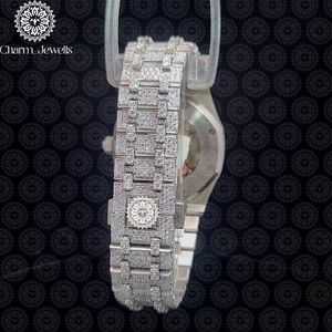 Charm Jewells Luxury Stainless Steel Watch 42mm Round Dial Sapphire Crystal Quartz Movement <b>Chronograph</b> Unisex Fashion Design - Product Image 4