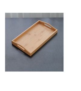 Luxury wooden rectangular tray multipurpose serving platter handmade sturdy finish perfect <b>for</b> <b>kitchen</b> dining table <b>decor</b> use - Product Image 1