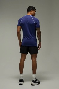 เสื้อยืดแขนสั้นรัดรูปสำหรับผู้ชาย เหมาะสำหรับออกกำลังกาย ฟิตเนส เล่นกีฬา คอกลม กระชับกล้ามเนื้อ - Product Image 3