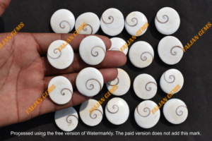 Cabujones de Concha de Ojo de Shiva de Calidad AAA, Corte Brillante, Piedra Preciosa Natural Suelta, Todas las Formas, Piedra para Joyería, Certificada FAIJAN - Product Image 3