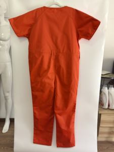 Overoles Resistentes de Trabajo en Naranja o Negro con Impresión de Logotipo, Uniforme de Prisión Personalizado - Product Image 5