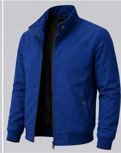 Chaqueta Casual de Alta Calidad para Hombre, Cuello Alto, Cierre de Cremallera, para Otoño - Product Image 2