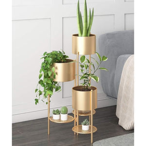 <b>Patio</b> Plant Large Support Metal Gold Luxury Iron Wedding Decoration Flower Stand Planter - Product Image 1