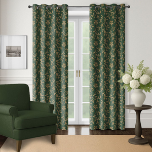 Cortinas para Sala de Estar, Fabricante Mayorista, Cortinas de Lujo 100% Algodón con Cenefas de Verano - Product Image 6