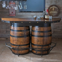 Meuble bar moderne en bois de manguier avec étagères ouvertes, unité de rangement ronde pour bar domestique, pour salon, mobilier le plus récent 2026