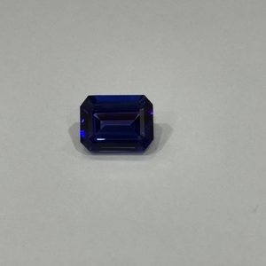 Tanzanite bleue naturelle taille octogonale 10,91 carats certifiée GSI, pierre précieuse de tanzanite brute chauffée, qualité AAAA, gemme bleue de qualité supérieure de Tanzanie - Product Image 1