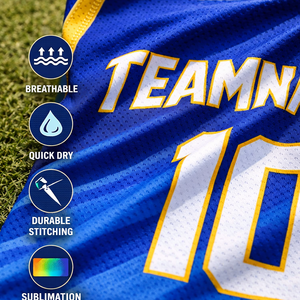 Uniforme de Fútbol Personalizado para Equipos Escolares, Pantalones Cortos, Secado Rápido, Transpirable, Tela 100% Poliéster, Nombre del Jugador Sublimado - Product Image 3