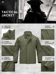 Custom Logo Men's High Street Style Stand Collar Waterproof Windbreaker <b>Rain</b> <b>Jacket</b> Winter Customizable 2026 Slim Fit best - Product Image 2