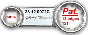 Llave extractora universal de pernos de 3/8 pulgadas de diámetro con 12 dientes (12T) - Product Image 5