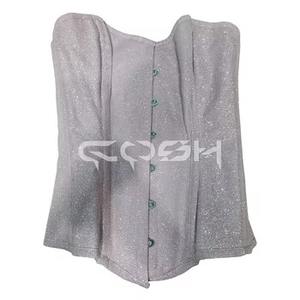 Corset bustier rose scintillant pour soirée, tenue de club et mode - Product Image 1