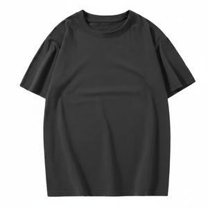 T-shirt pour homme en coton 100% de qualité supérieure, 260g, respirant, confortable, durable, idéal pour un usage quotidien, anti-rides, écologique, uni - Product Image 1