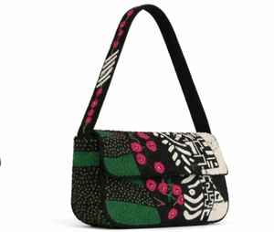 Handmade Beaded <b>Patchwork</b> Women's Designer Adjustable Shoulder <b>Bag</b> Boho Ethnic Style Fashion Colorful Purse - Product Image 4