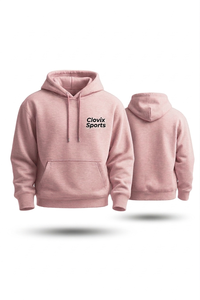 Sweat-shirt à capuche classique pour homme, couleur unie, en molleton, impression personnalisée, vente en gros, vêtements épais grandes tailles - Product Image 5