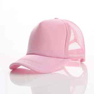 Gorras de Béisbol Unisex de Malla Rosa y Blanca, 6 Paneles, Ajustables, Transpirables, Casuales, de Primavera/Verano, Diseño Económico y Moderno, Personalizadas, al por Mayor - Product Image 4