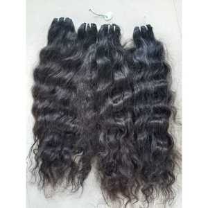 Extensions de cheveux humains vierges indiens bruts 10-34 pouces - Product Image 1