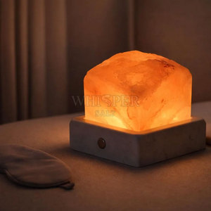 Lámpara de Sal del Himalaya de Calidad Confiable, Tallada, Decoración Moderna para el Hogar, Ambiente Cálido Premium - Product Image 6
