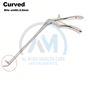 Al Mida Healthcare AMHC-R-12 Straight Neurosurgical Forceps 22cm <b>Bite</b> Width 2.0mm Manual Surgical Clamp CE Certified Instrument - Product Image 5
