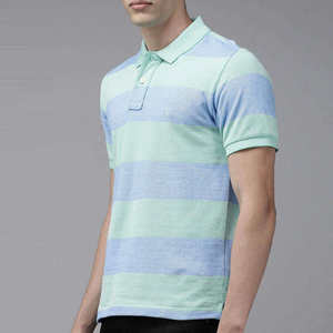 Chemises polo pour hommes 100% coton, classiques, respirantes, à manches courtes, séchage rapide, coupe confortable, coutures durables, vêtements décontractés - Product Image 2