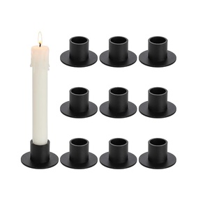 Portavelas de metal blanco de gran calidad, de lujo, para decoración del hogar, bodas, sala de estar, portavelas antiguo para decoración. - Product Image 2