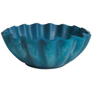 Cuenco de resina hecho a mano, cuenco decorativo de epoxi para servir frutas, acabado brillante, centro de mesa moderno para decoración del hogar, artículo de regalo único - Product Image 4