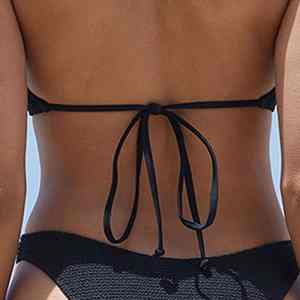 Ensemble de bikini fait main à coupe haute, design minimaliste uni, maillot de bain femme taille basse, style brésilien sexy, tenue de plage - Product Image 5
