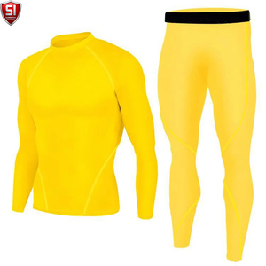 Ensemble Rash Guard Respirant et Écologique à Compression, Manches Longues, Imprimé, Combinaison MMA, Tenue d'Entraînement de Grappling pour la Gym - Product Image 5