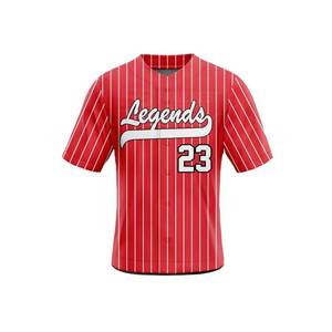 Custom Baseball Jersey Men's <b>White</b> Black Striped Custom Back Print Short Sleeve Regular Fit Adult All Seasons Breathable - Product Image 3