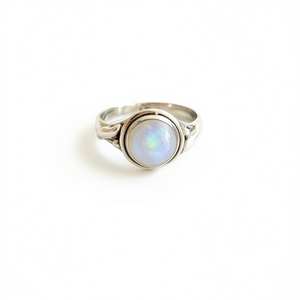 Designer 3.1 Grams Fine Brooches Collection Moonstone <b>Ring</b> - Product Image 2