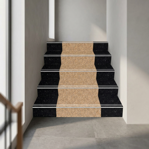 Luxury Matte Marble Porcelain <b>Step</b> Riser Tiles 200x1200mm Anti-Slip Stair Treads for Bathroom and Premium Architecture - Product Image 5