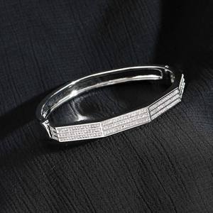 Direct Factory Supply Luxury Hip Hop Moissanite Diamond Tennis <b>Bracelet</b> Iced Out Bling <b>Bracelet</b> <b>for</b> Men <b>Women</b> Suitable - Product Image 4