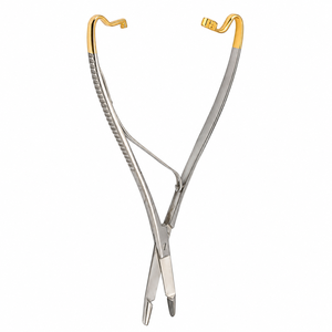 ที่จับเข็มผ่าตัดแบบมืออาชีพ Mathieu Needle Holder TC – ที่จับเข็มผ่าตัดทำจากทังสเตนคาร์ไบด์และสแตนเลสสตีล พร้อมด้ามจับสีทอง - Product Image 4