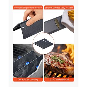 Barre Aromatizzanti da 17 Pollici per Barbecue Weber Genesis II 310 315 335 340 E/S 325s ES/SX 325s E/S 335 EX/SX/EPX - Ricambio per Griglia - Product Image 5