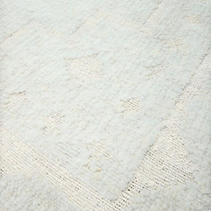 Alfombra Abstracta de Yute y Lana Hecha a Mano, Tejida a Mano, Ecológica y Apta para Mascotas, en Color Beige Marfil, para Sala de Estar y Dormitorio - Product Image 6