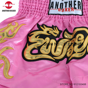Shorts de Muay Thai 2024 Nouveaux Shorts de Boxe Femme Homme Enfant Broderie Pantalons d'Entraînement de Kickboxing Équipement de Combat Arts Martiaux Sanda - Product Image 6