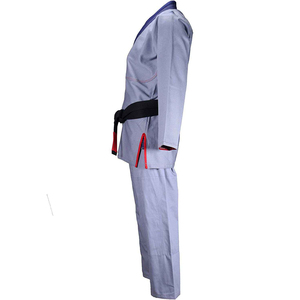 Uniforme de Judo Personalizado, Gris, de Algodón, Unisex para Adultos, Kit de Ropa Resistente para Artes Marciales - Product Image 5