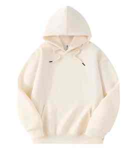 Sudadera con Capucha Extra Grande, Transpirable, Bordada, de Invierno, en Color Dorado, Tipo Visón, de Poliéster/Algodón Grueso de 400g, OEM - Product Image 1