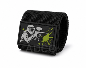 Support de ceinture en nylon personnalisé avec patch en caoutchouc PVC pour accessoires de ceinture de tir - Product Image 1