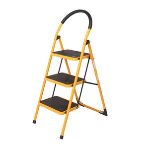 Portable Home and <b>Kitchen</b> 3-<b>Step</b> Folding Ladder Anti-Slip with Rubber Hand Grip RT - Product Image 1