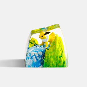 คีย์แคปช่างฝีมือแห่งป่าลึกลับ, คีย์แคปแบบกำหนดเอง, คีย์แคปอนิเมะน่ารัก, คีย์แคปสีเขียว, ชุดคีย์แคป, คีย์แคปไม้ - Product Image 2